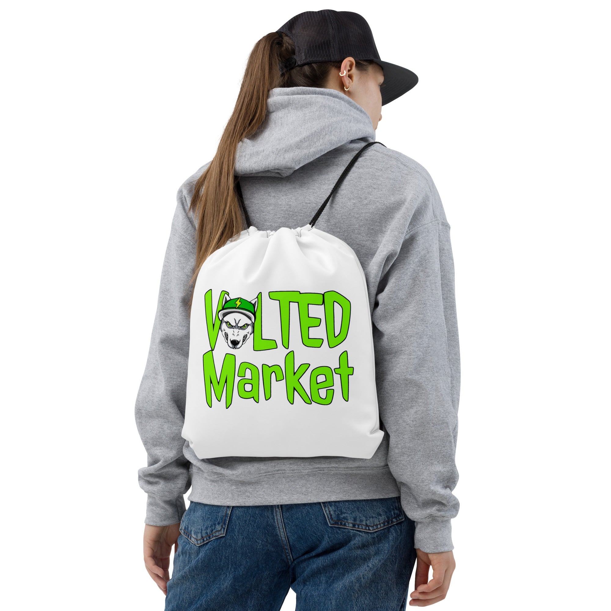 Volted Market Drawstring bag - NFTees365