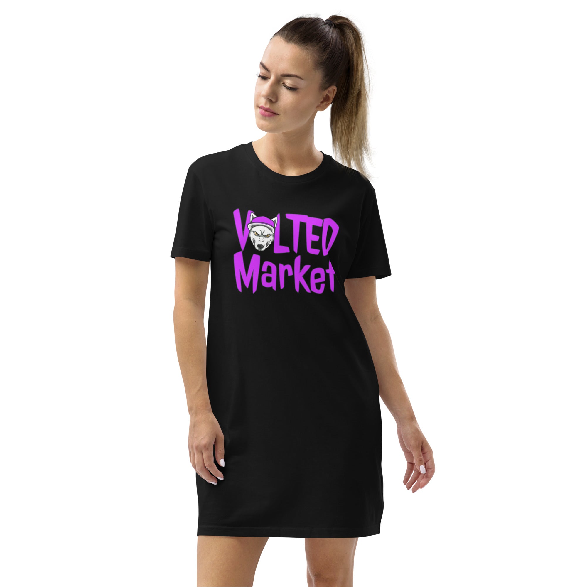 Volted Market Tshirt Dress⚡️NFTees - NFTees365