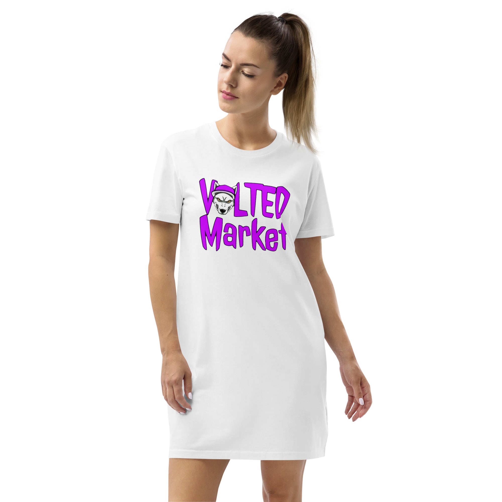 Volted Market Tshirt Dress⚡️NFTees - NFTees365